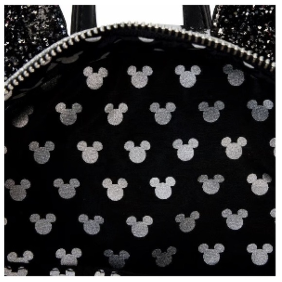 Disney Loungefly Minnie Mouse New Year Mini Backpack w/Removable Party Hat - Picture 4 of 6
